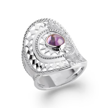 Bague Femme - Argent 925 - Oxyde de zirconium