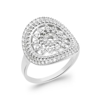 Bague Femme - Argent 925 - Oxyde de zirconium