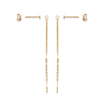 Boucles d'oreilles Femme - Plaqué Or