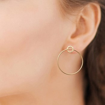 Boucles d'oreilles Femme - Plaqué Or