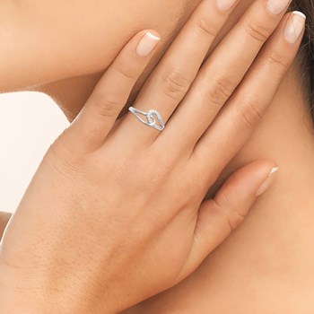 Bague Femme - Argent 925 - Oxyde de zirconium