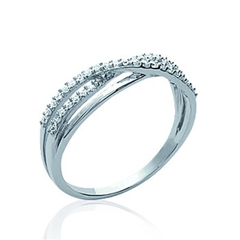 Bague Femme - Argent 925 - Oxyde de zirconium