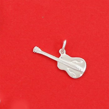 Pendentif guitare - Argent massif 925/1000