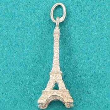 Pendentif grande Tour Eiffel - Argent massif 925/1000