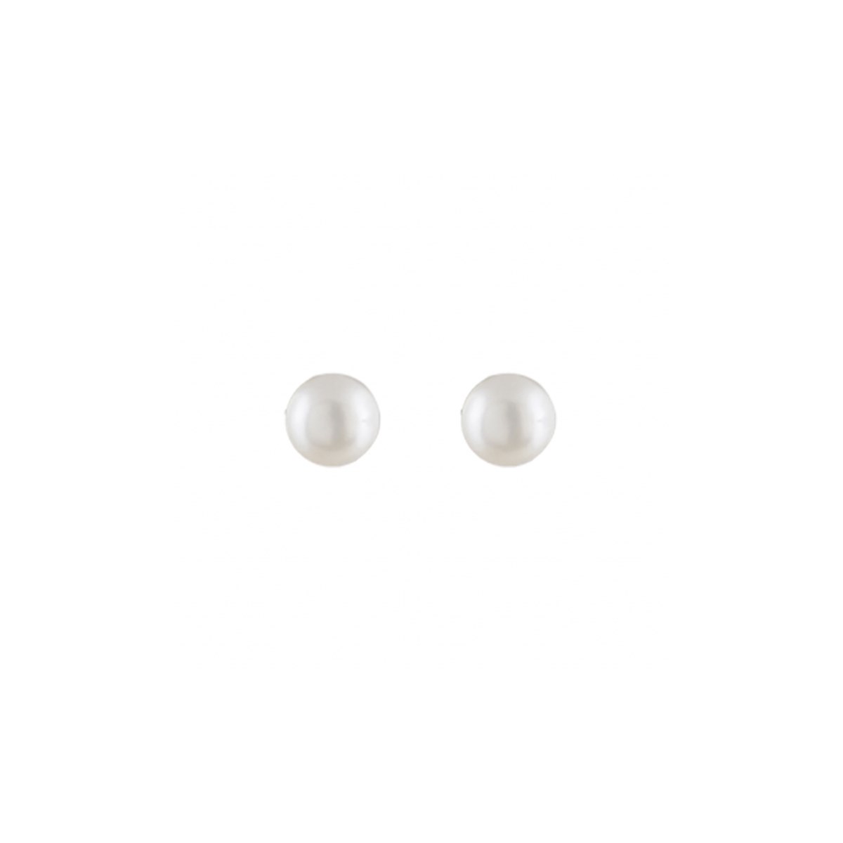 Boucles d'oreilles - Perle d'eau douce 4.5mm