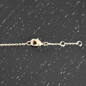 Gold plated 750 3 microns chain extension for necklace bracelet extension
