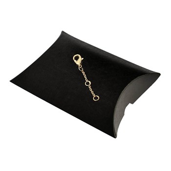 Gold plated 750 3 microns chain extension for necklace bracelet extension