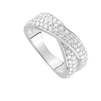 Bague femme - Oxyde de zirconium - Argent 925