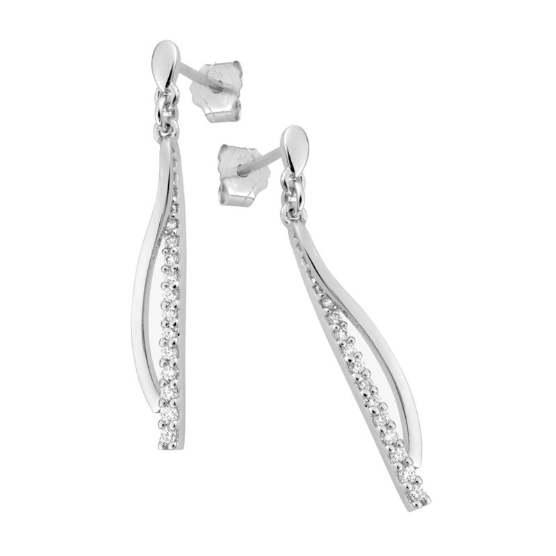 Boucles d'oreilles femme - Argent 925 - vue 2