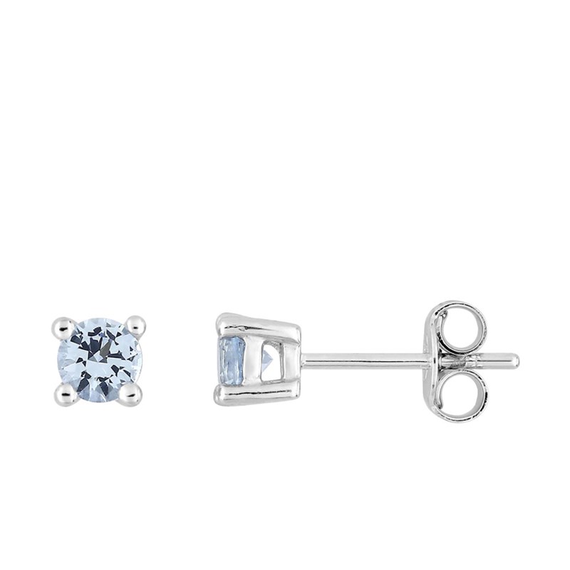 Boucles d'oreilles femme - Oxyde de zirconium - Argent 925