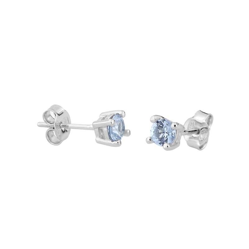 Boucles d'oreilles femme - Oxyde de zirconium - Argent 925 - vue 2