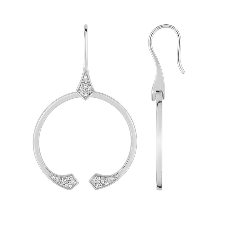 Boucles d'oreilles Femme - Oxyde de zirconium - Argent 925