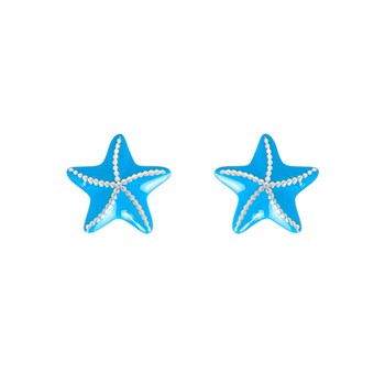 Boucles d'oreilles Enfant - Argent 925 - Etoile de mer
