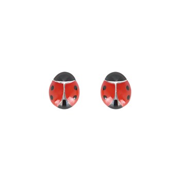 Boucles d'oreilles Enfant - Argent 925 - Coccinelle
