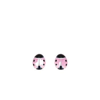 Boucles d'oreilles Enfant - Argent 925 - Coccinelle