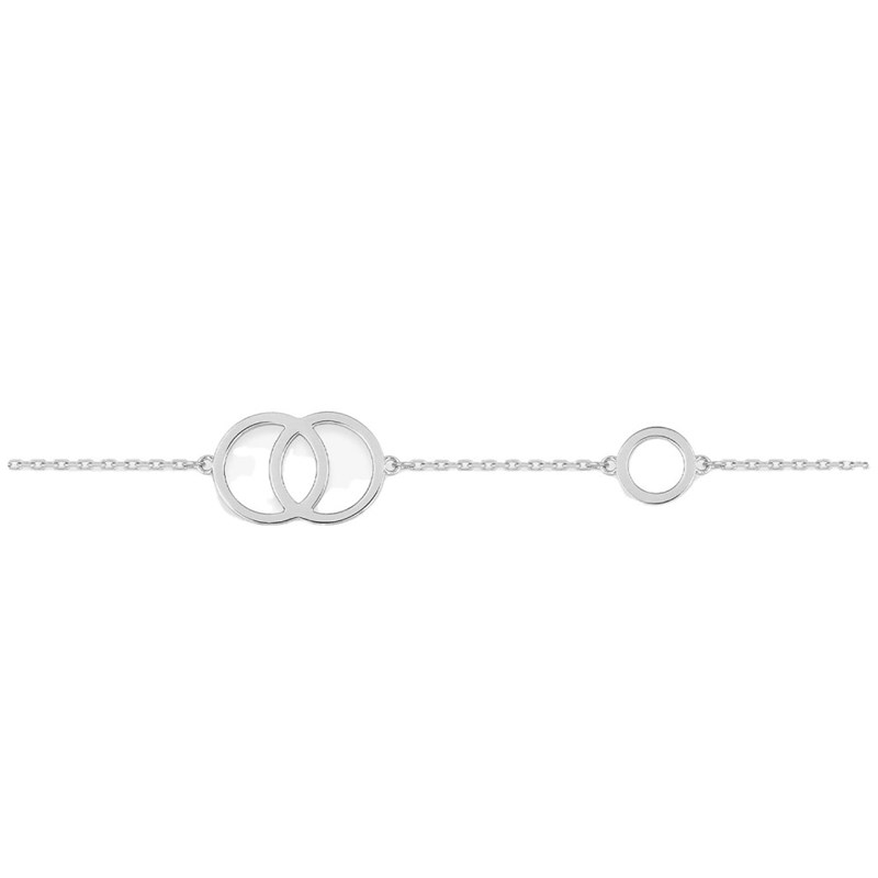 Bracelet Femme - Argent 925 - Longueur : 18 cm