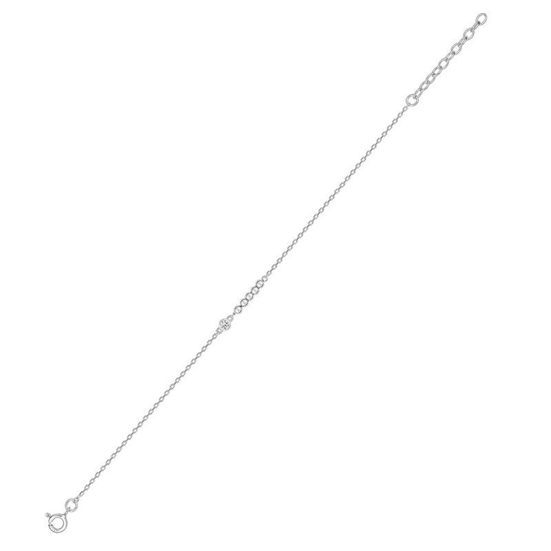 Bracelet Femme - Argent 925 - Longueur : 18 cm