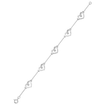 Bracelet Femme - Argent 925 - Longueur : 18 cm