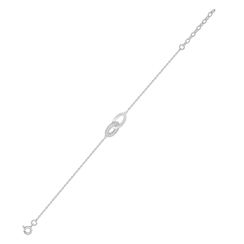 Bracelet Femme - Argent 925 - Longueur : 18 cm