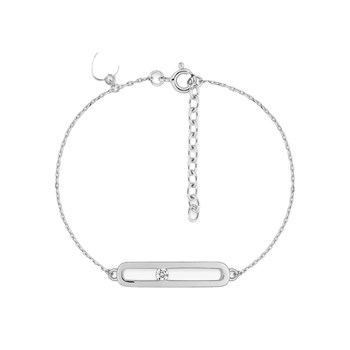 Bracelet Femme - Argent 925 - Longueur : 18 cm