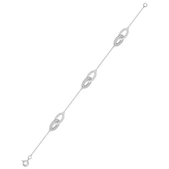 Bracelet Femme - Argent 925 - Longueur : 18 cm