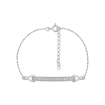 Bracelet Femme - Argent 925 - Longueur : 18 cm