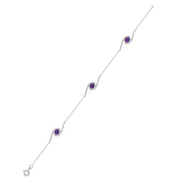 Bracelet Femme - Argent 925 - Longueur : 18 cm