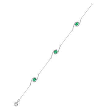 Bracelet Femme - Argent 925 - Longueur : 18 cm