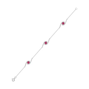 Bracelet Femme - Argent 925 - Longueur : 18 cm