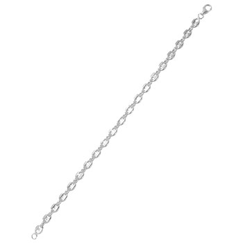 Bracelet Mixte - Argent 925 - Longueur : 18 cm