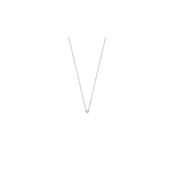 Collier Femme - Argent 925 - Oxyde de zirconium - Longueur : 40 cm