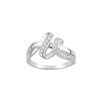 Bague femme - Oxyde de zirconium - Argent 925