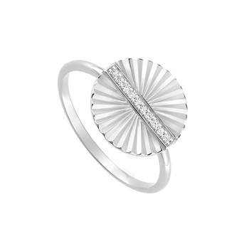 Bague femme - Oxyde de zirconium - Argent 925