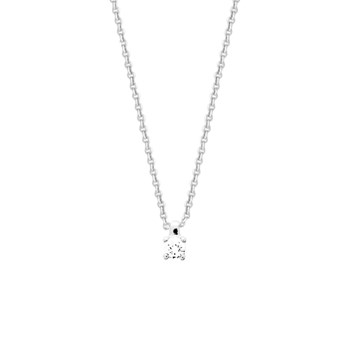Collier Femme - Oxyde de zirconium - Argent 925 - Longueur : 42 cm