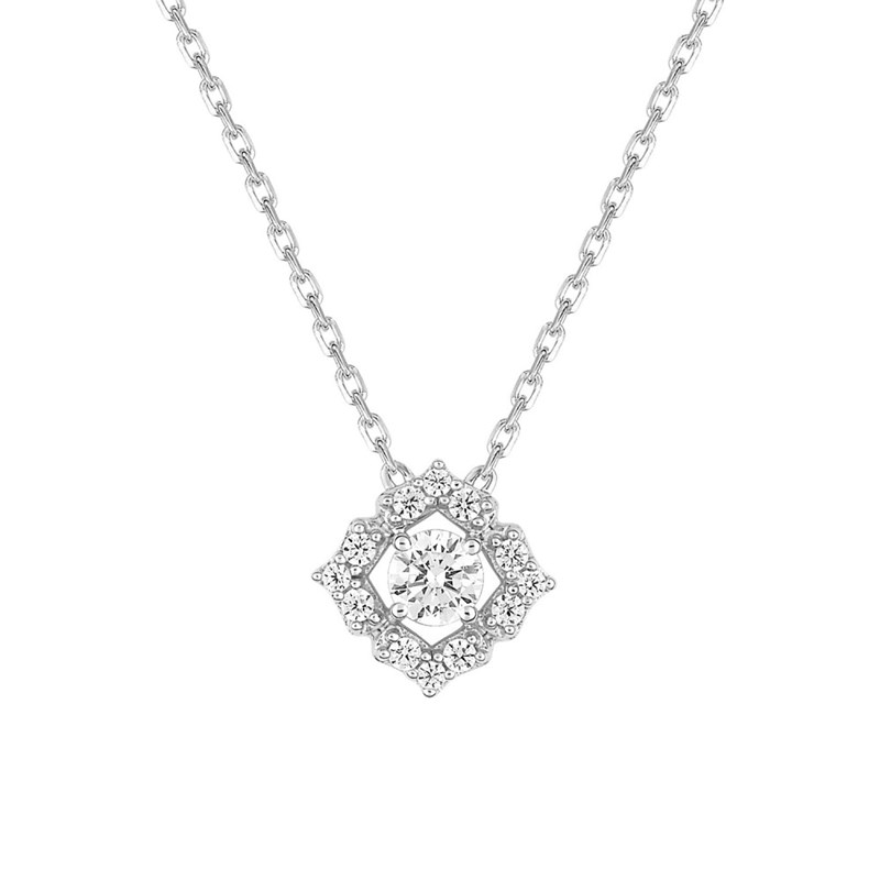 Collier Femme - Oxyde de zirconium - Argent 925 - Longueur : 42 cm