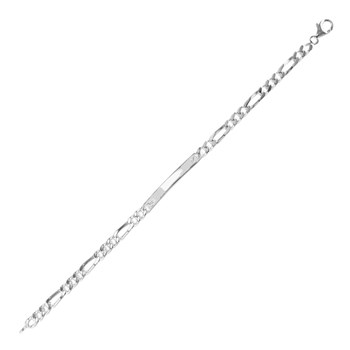 Rand Mannen 18 cm - Zilver 925 - Breedte 4 mm