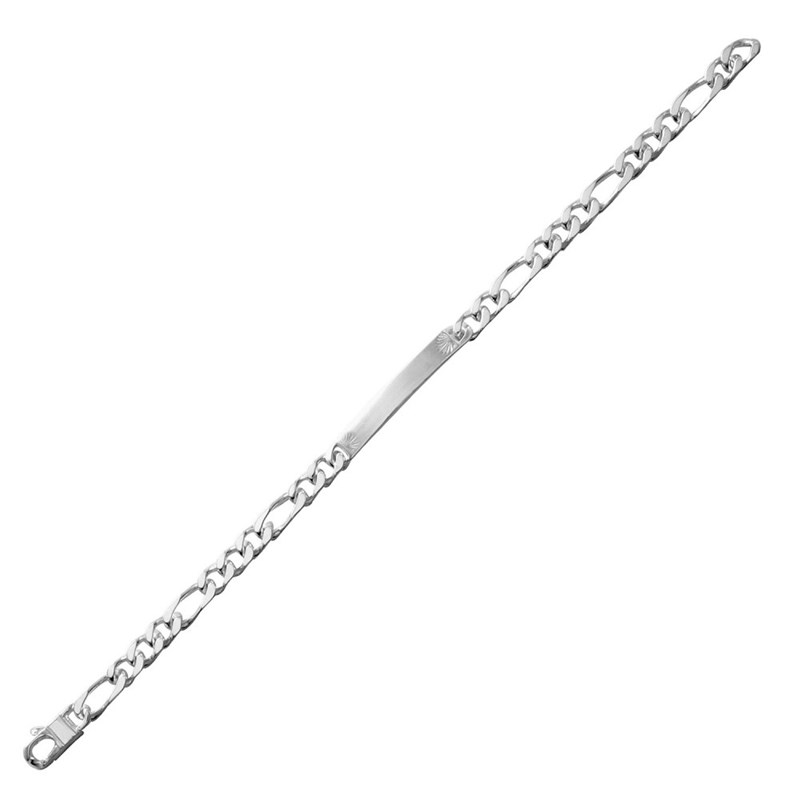 Gourmette Homme 19 cm - Argent 925 - Largeur 5mm