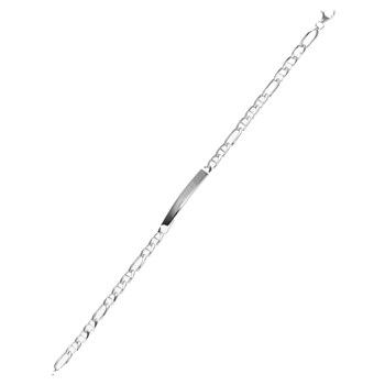 Rand Mannen 18 cm - Zilver 925 - Breedte 4 mm