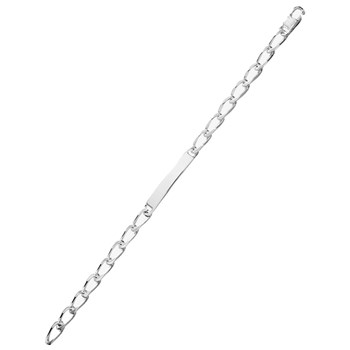 Rand Mannen 19 cm - Zilver 925 - Breedte 5 mm