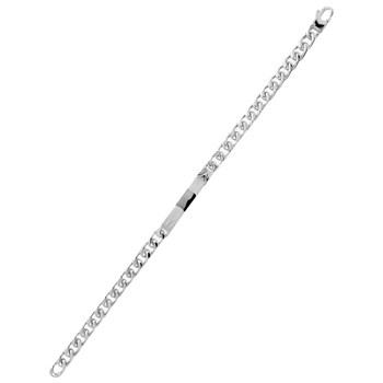 Gourmette Homme 18 cm - Argent 925 - Largeur 5 mm