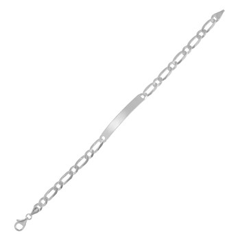 Herenkrulketting 21 cm - Zilver 925 - Breedte 6 mm