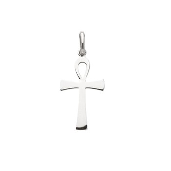Pendentif mixte - Argent 925 - Croix Ankh