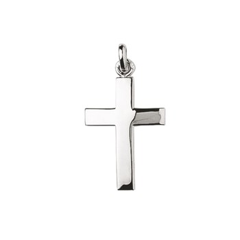 Pendentif mixte - Argent 925 - Croix