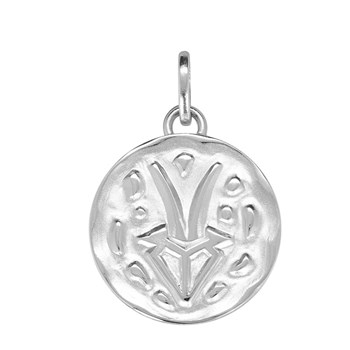 Pendentif mixte - Argent 925 - Signe Astrologique - Capricorne