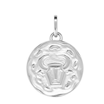 Pendentif mixte - Argent 925 - Signe Astrologique - Taureau