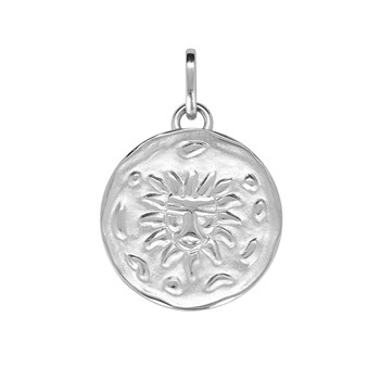 Pendentif mixte - Argent 925 - Signe Astrologique - Lion