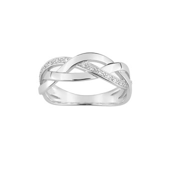 Bague femme - Argent 925 - Oxyde de zirconium