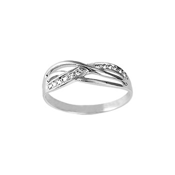 Bague femme - Oxyde de zirconium - Argent 925