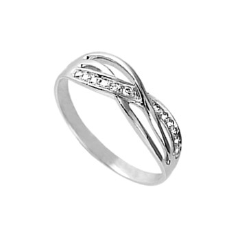 Bague femme - Oxyde de zirconium - Argent 925