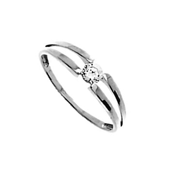 Bague femme - Oxyde de zirconium - Argent 925